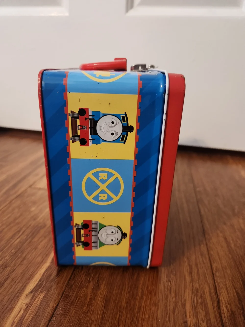 Vintage Thomas & Friends Train Railroad Kids Metal Lunchbox Storage Collectible